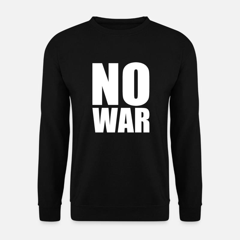 No war - Unisex Pullover - Schwarz
