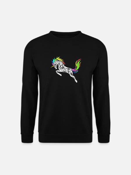 STYLISH LICORNE - Unisex Sweatshirt - black