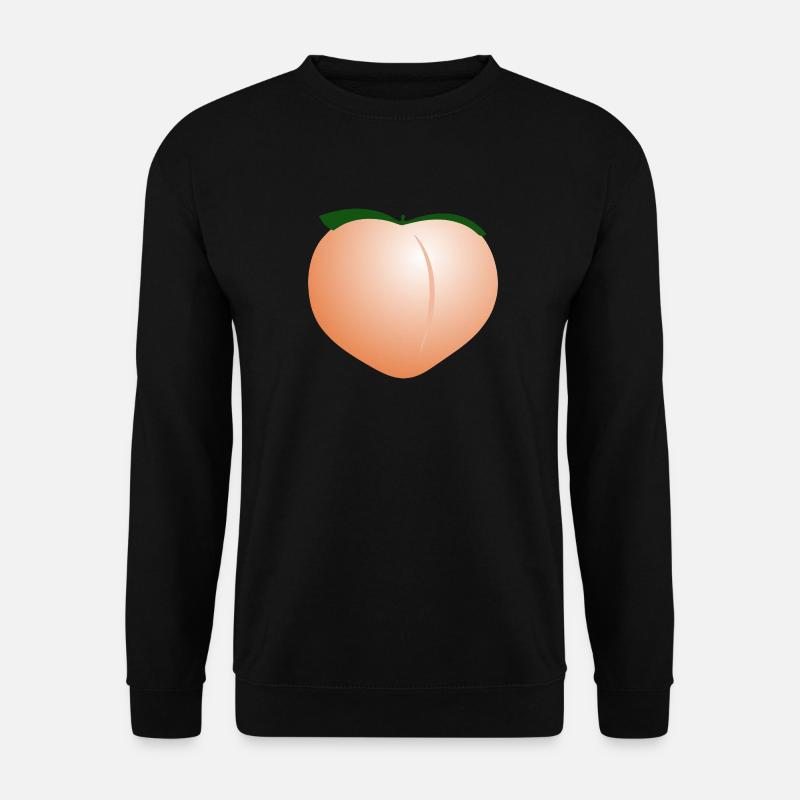 Pfirsich - Unisex Pullover - Schwarz