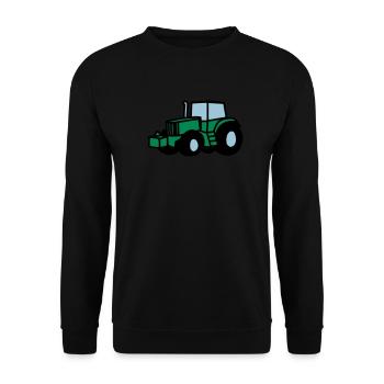 Traktor - Unisex Pullover - Schwarz - Vorne - Alina (178cm) & Michal (187cm)