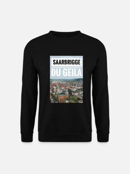 Saarbrigge du Geila - Unisex Pullover - Schwarz