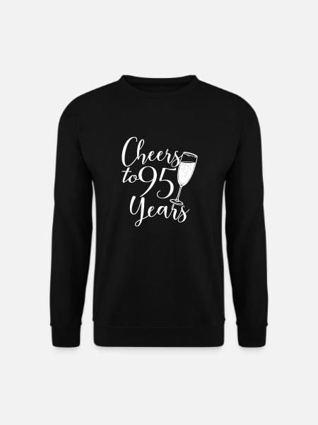 95. Geburtstag Frauen Ihr Geburtstagskind 95 Jahre alt - Unisex Pullover - Schwarz