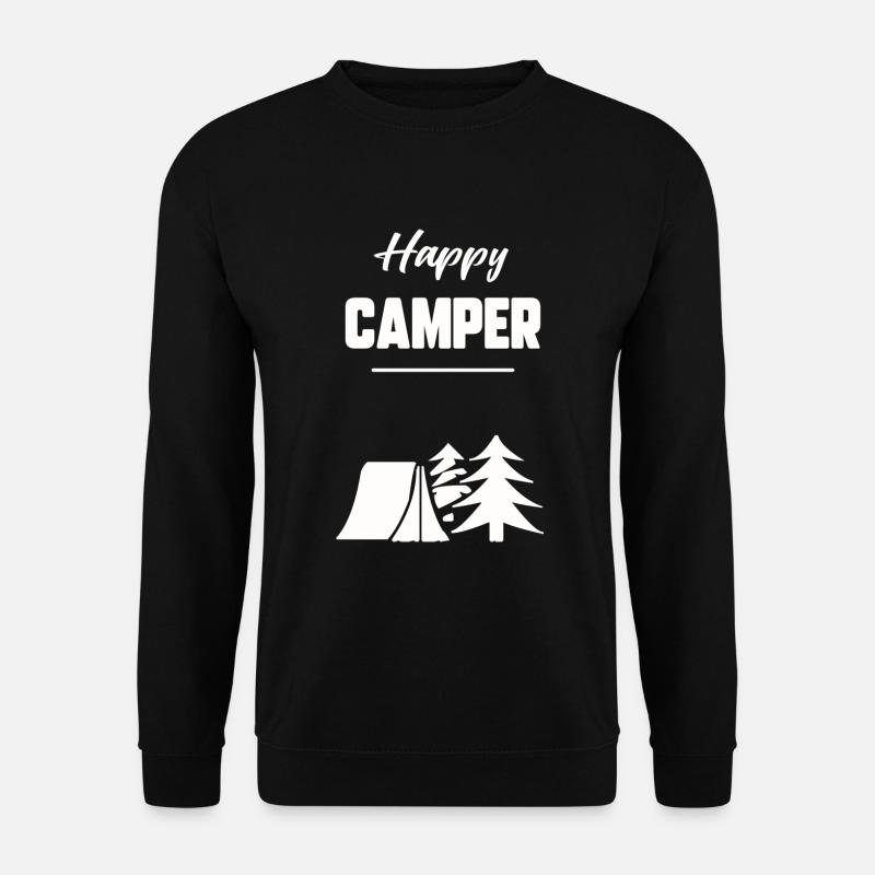 Happy camper - Unisex Sweatshirt - black