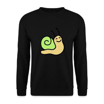 Vis Joyeux 3 - Sweat-shirt Unisexe - noir - Devant - Alina (178cm) & Michal (187cm)