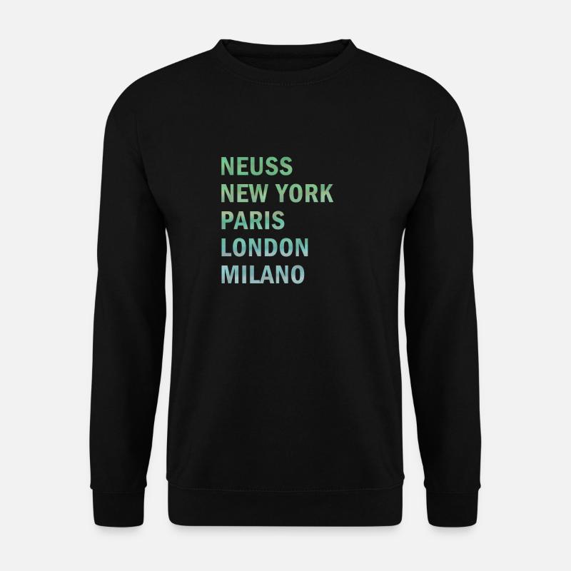 Metropole Neuss - Unisex Pullover - Schwarz
