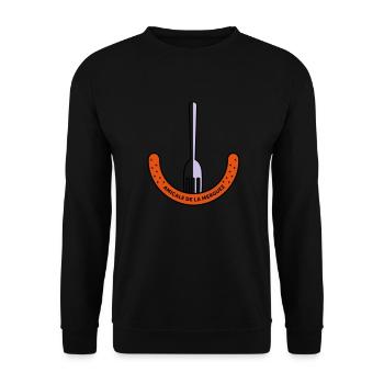 Amicale de la Merguez - Sweat-shirt Unisexe - noir - Devant - Alina (178cm) & Michal (187cm)