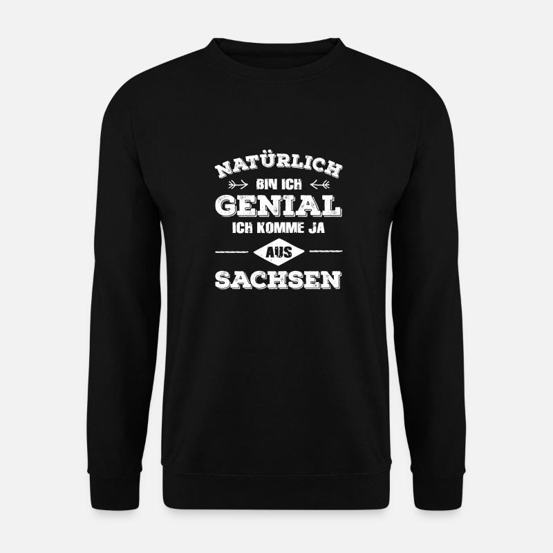 Sachsen - Unisex Pullover - Schwarz