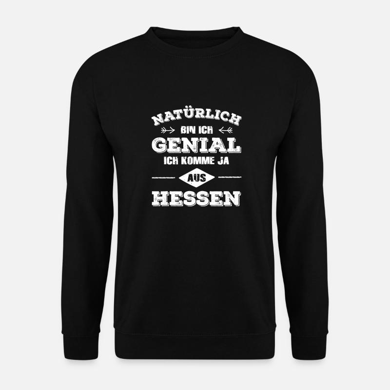 Hessen - Unisex Pullover - Schwarz
