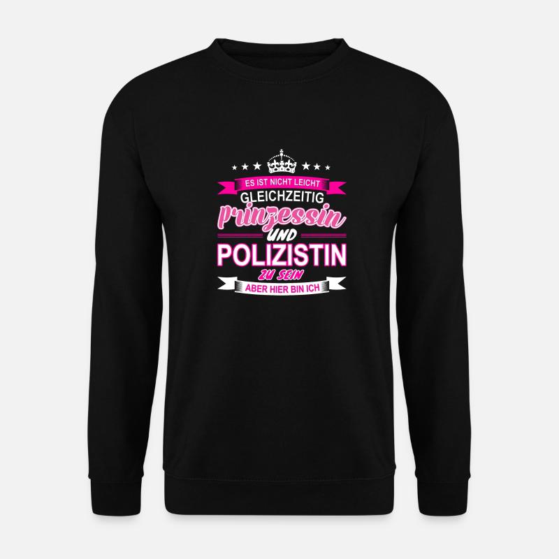 Polizistin - Unisex Pullover - Schwarz