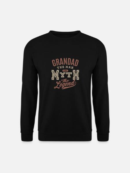 Grandad The Man - Unisex Sweatshirt - black