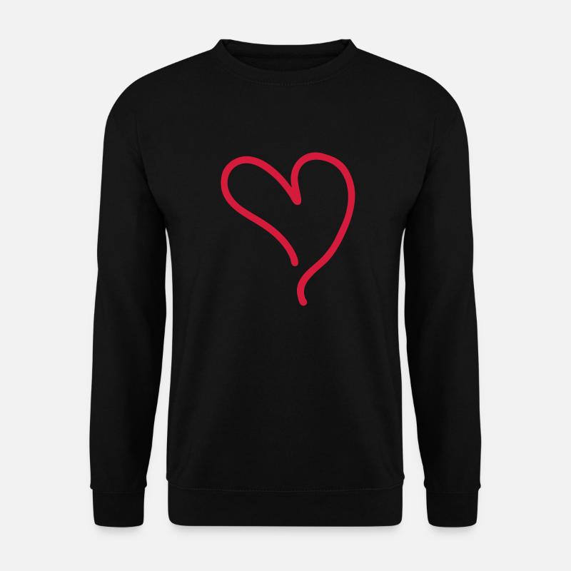 herz - Unisex Sweatshirt - black