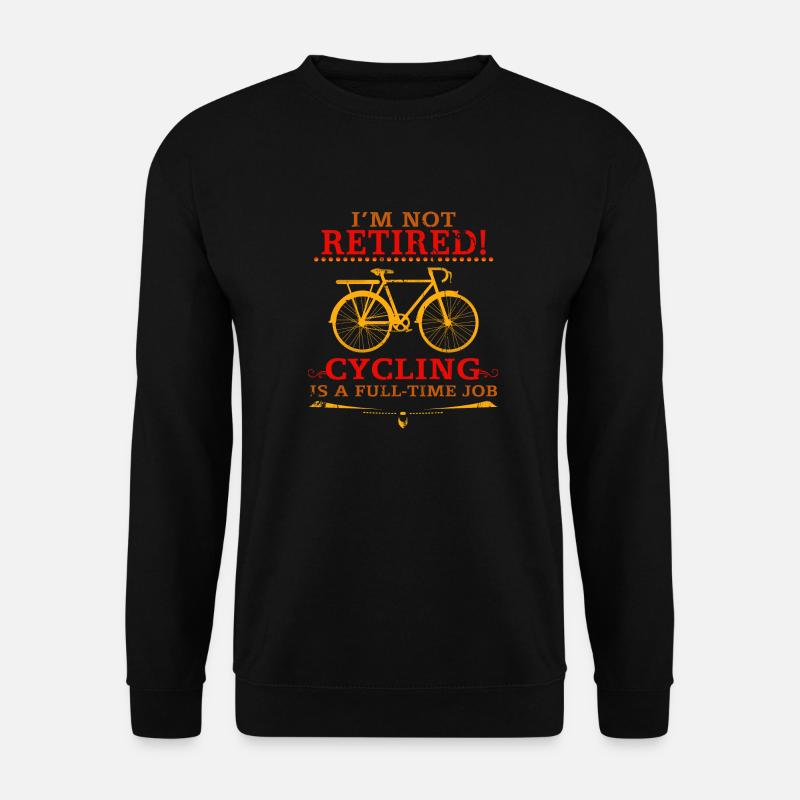 Bicycle Pension Retired - Unisex Sweatshirt - black