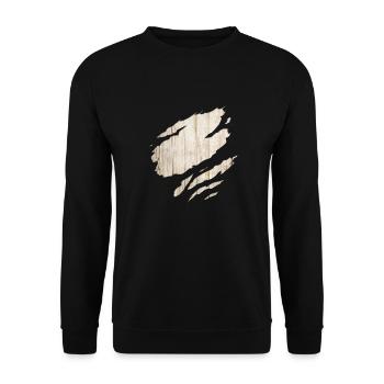 animal cute horse nature - Unisex Sweatshirt - black - Front - Alina (178cm) & Michal (187cm)