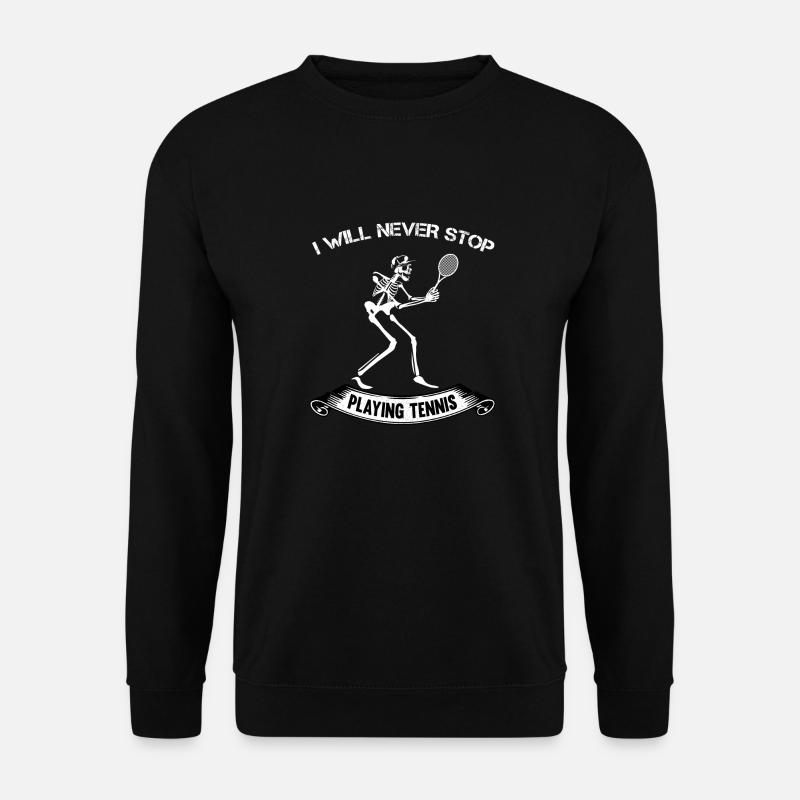 Tennisspieler - Unisex Pullover - Schwarz