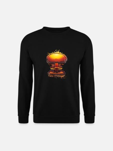 Bomb explosion bright glowing - Unisex Sweatshirt - black