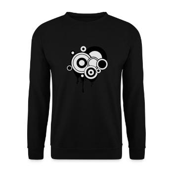 Melt circuits - Unisex Sweatshirt - black - Front - Alina (178cm) & Michal (187cm)