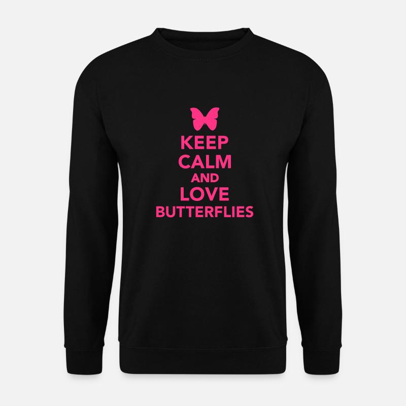 Schmetterling - Unisex Pullover - Schwarz