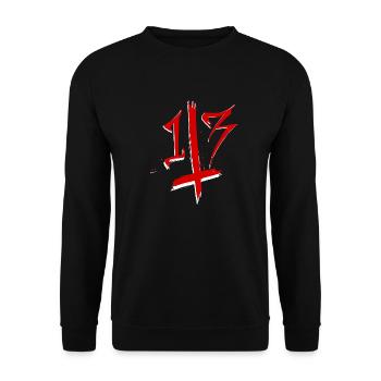 13 - Sweat-shirt Unisexe - noir - Devant - Alina (178cm) & Michal (187cm)