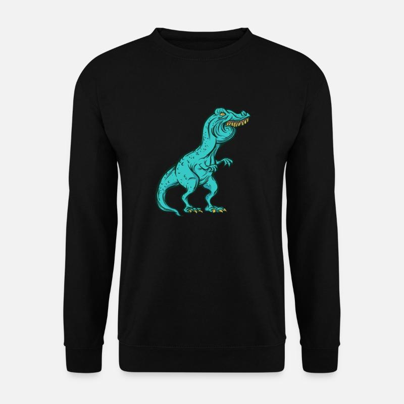 Tyrannosaurus Rex Überbiss Hasenzähne Witzig - Unisex Pullover - Schwarz
