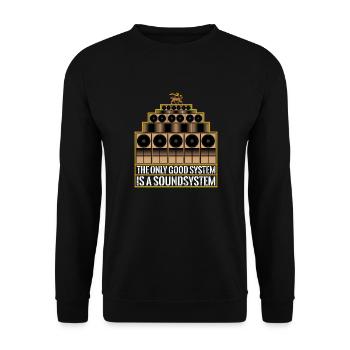 Good Lion sound system - Unisex Sweatshirt - black - Front - Alina (178cm) & Michal (187cm)