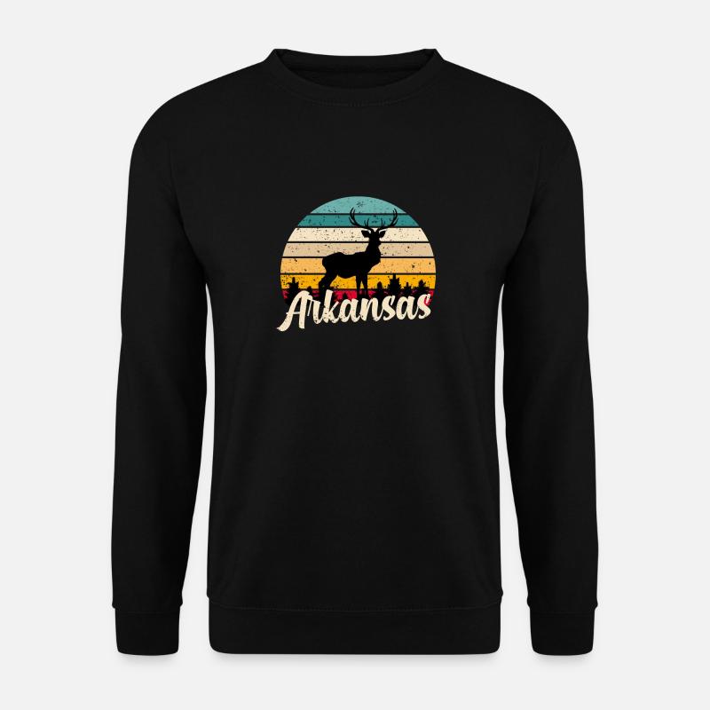 Arkansas - Unisex Pullover - Schwarz