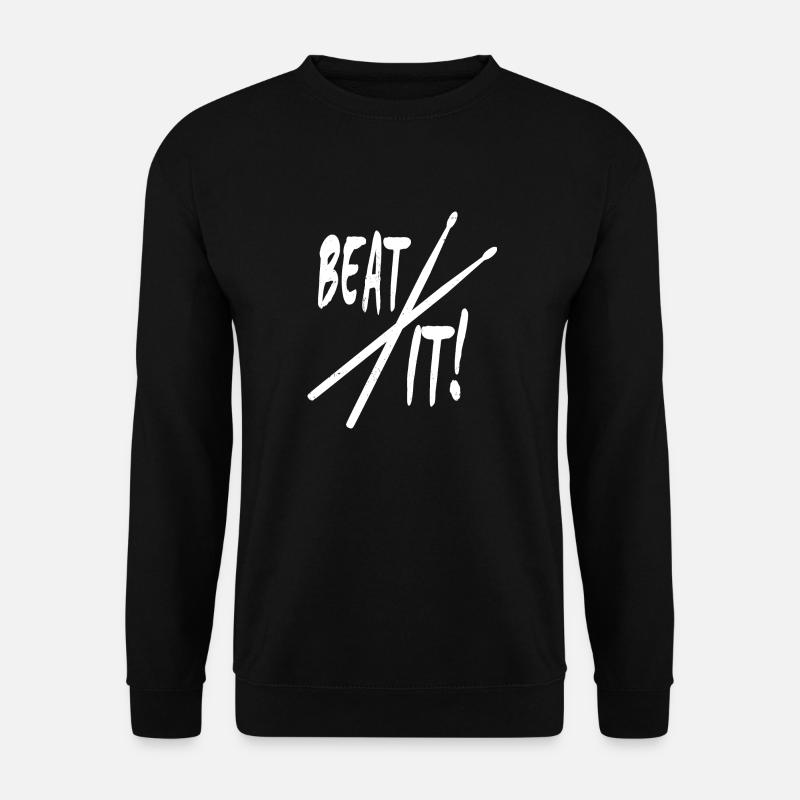 Beat it! Drumsticks - Unisex Sweatshirt - black
