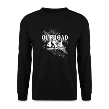 Offroad 4X4 experience - Unisex Sweatshirt - black - Front - Alina (178cm) & Michal (187cm)