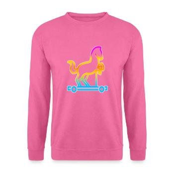 Trojan horse - Unisex Sweatshirt - pink - Front