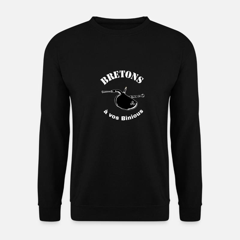 Brittany biniou - Unisex Sweatshirt - black