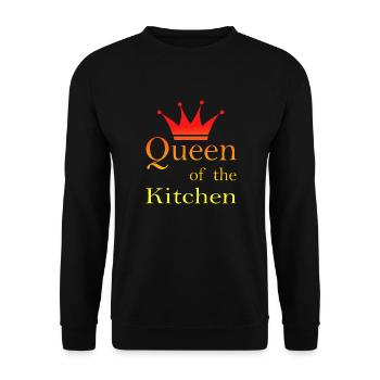 Kochen Koch backen Food Kitchen - Unisex Pullover - Schwarz - Vorne - Alina (178cm) & Michal (187cm)