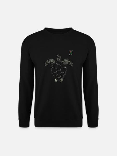 Maore - tortue de mayotte - Sweat-shirt Unisexe - noir