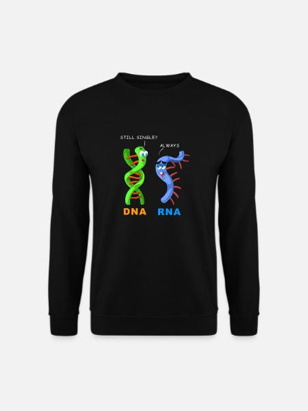DNA-RNA noch einzeln - Unisex Pullover - Schwarz
