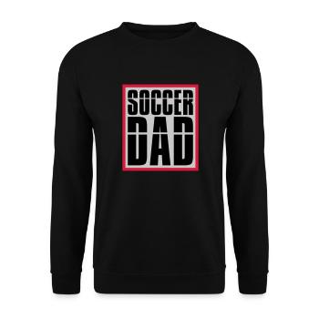 Cool Soccer Dad Logo - Sweat-shirt Unisexe - noir - Devant - Alina (178cm) & Michal (187cm)