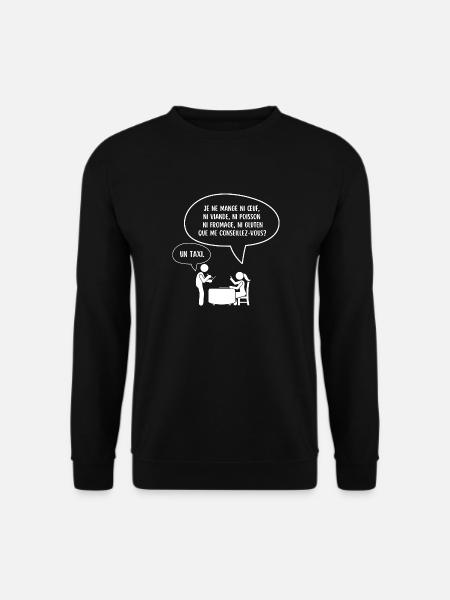 serveur - Sweat-shirt Unisexe - noir
