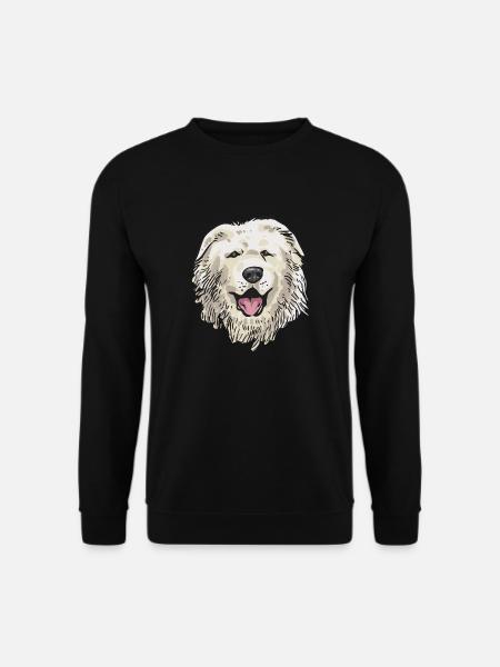 Pyrenäenberghund Patou Hund Geschenk - Unisex Pullover - Schwarz