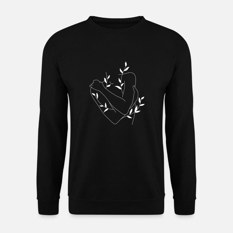 Wachsender Körper - Unisex Pullover - Schwarz