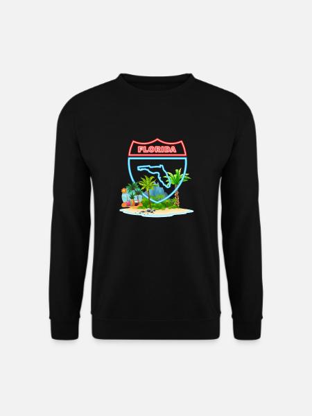 Florida, USA - Unisex Sweatshirt - black