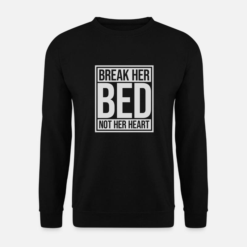 briser son lit Citation - Sweat-shirt Unisexe - noir