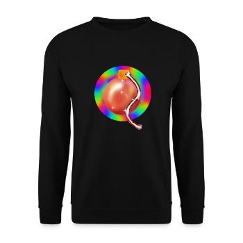 boule de Noël - Sweat-shirt Unisexe - noir - Devant - Alina (178cm) & Michal (187cm)