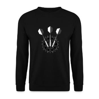 Dard - Sweat-shirt Unisexe - noir - Devant - Alina (178cm) & Michal (187cm)
