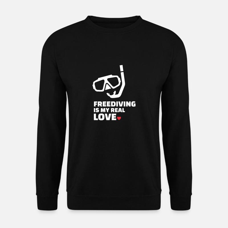 Freitauchen - Unisex Pullover - Schwarz