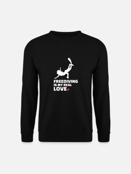 Freediving - Unisex Sweatshirt - black