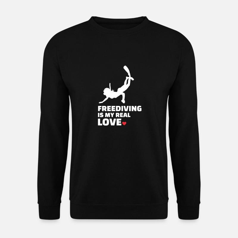 Freitauchen - Unisex Pullover - Schwarz