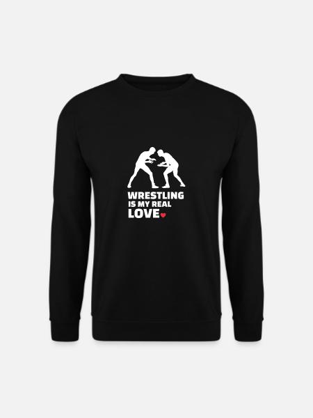 Ich Liebe Wrestling - Unisex Pullover - Schwarz