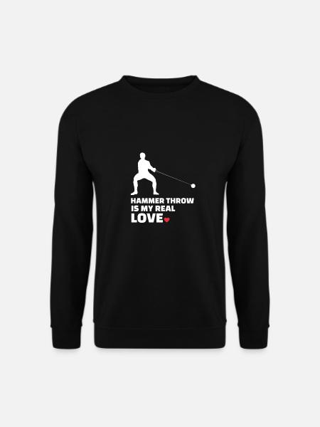 J’adore le lancer du marteau - Sweat-shirt Unisexe - noir