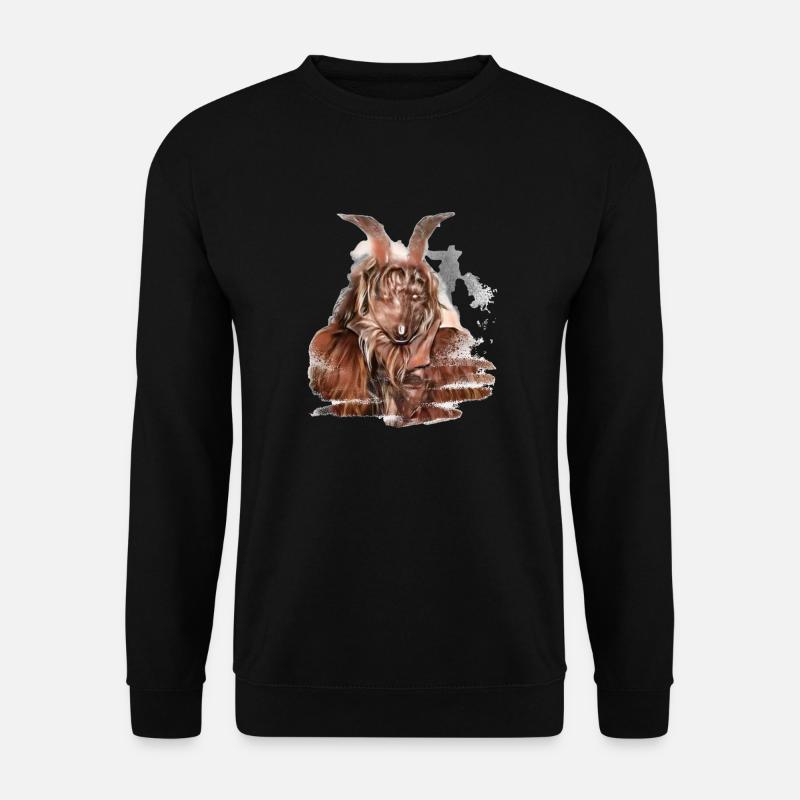 Krampus Percht Devil 2314 - Unisex Sweatshirt - black
