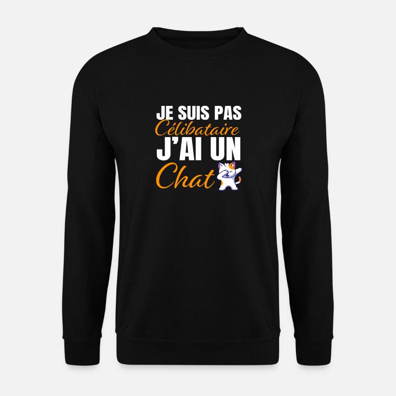 J'ai un chat - Sweat-shirt Unisexe - noir