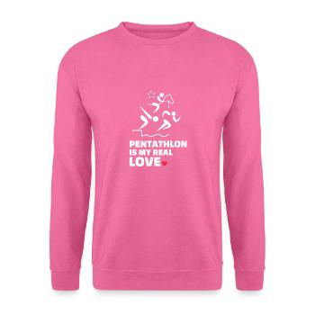 J’adore le pentathlon - Sweat-shirt Unisexe - rose - Devant