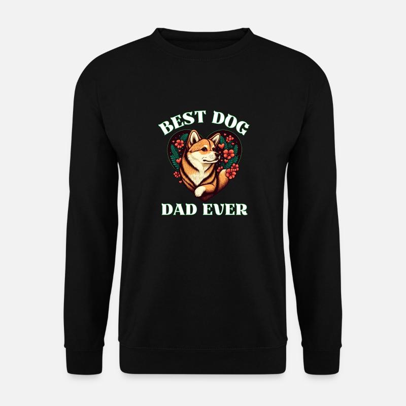 Papa Hund - Unisex Pullover - Schwarz