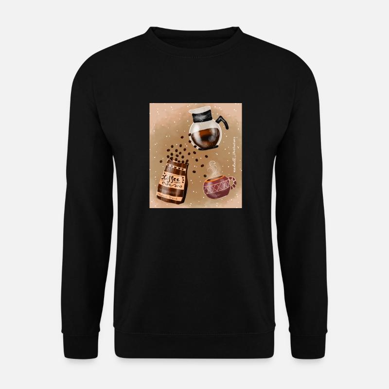 Kaffee Liebe - Unisex Pullover - Schwarz